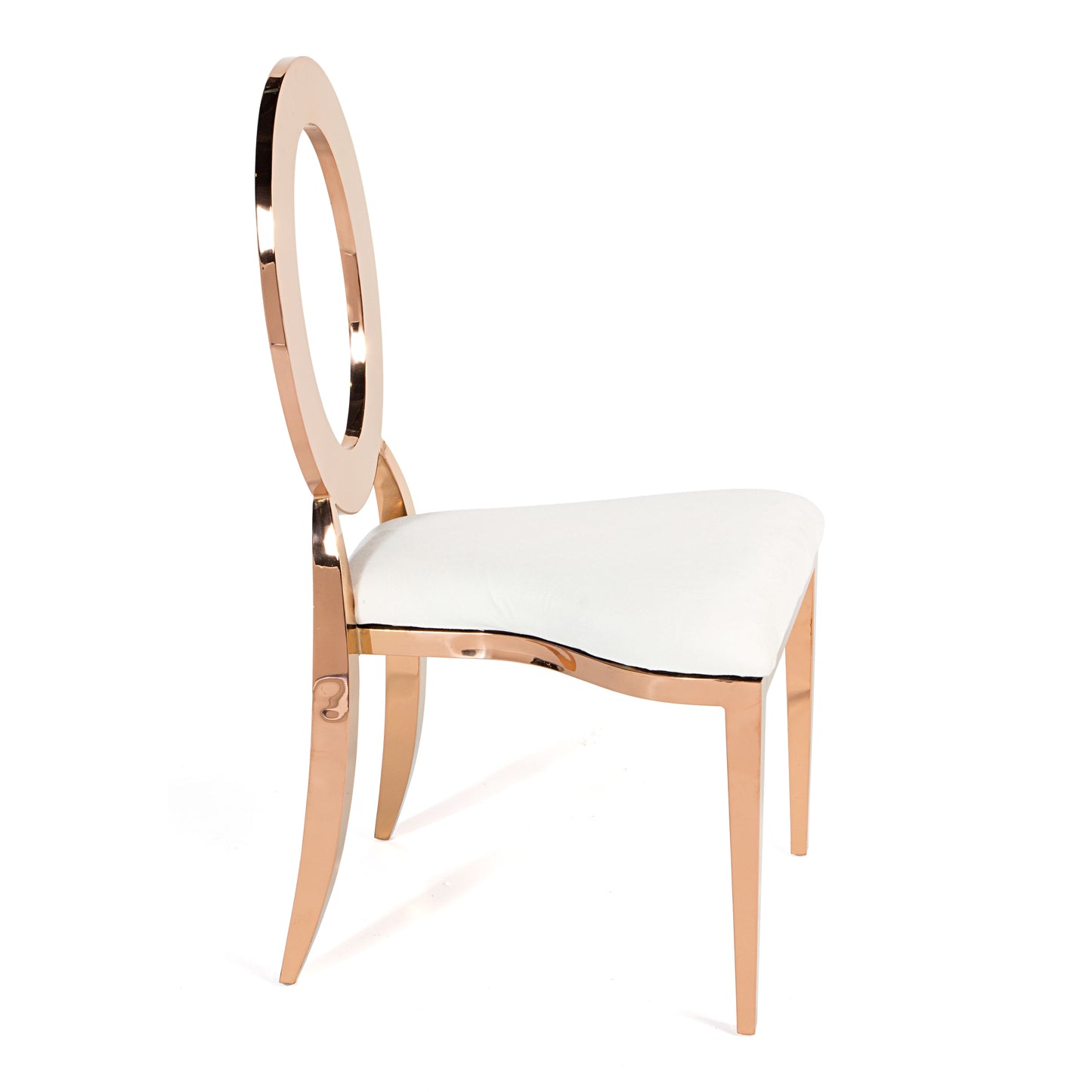 O Chair Rose Gold/Ivory