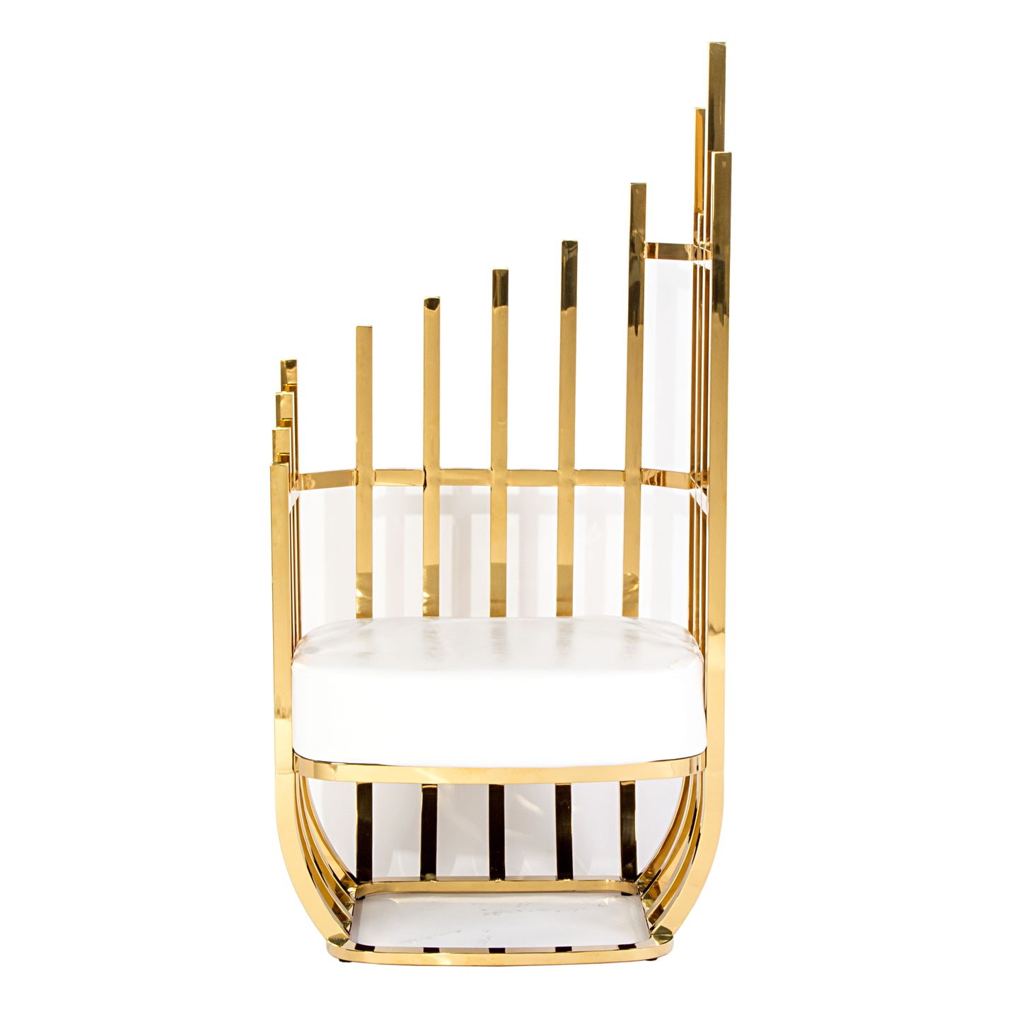 Opulence Chair Gold/White