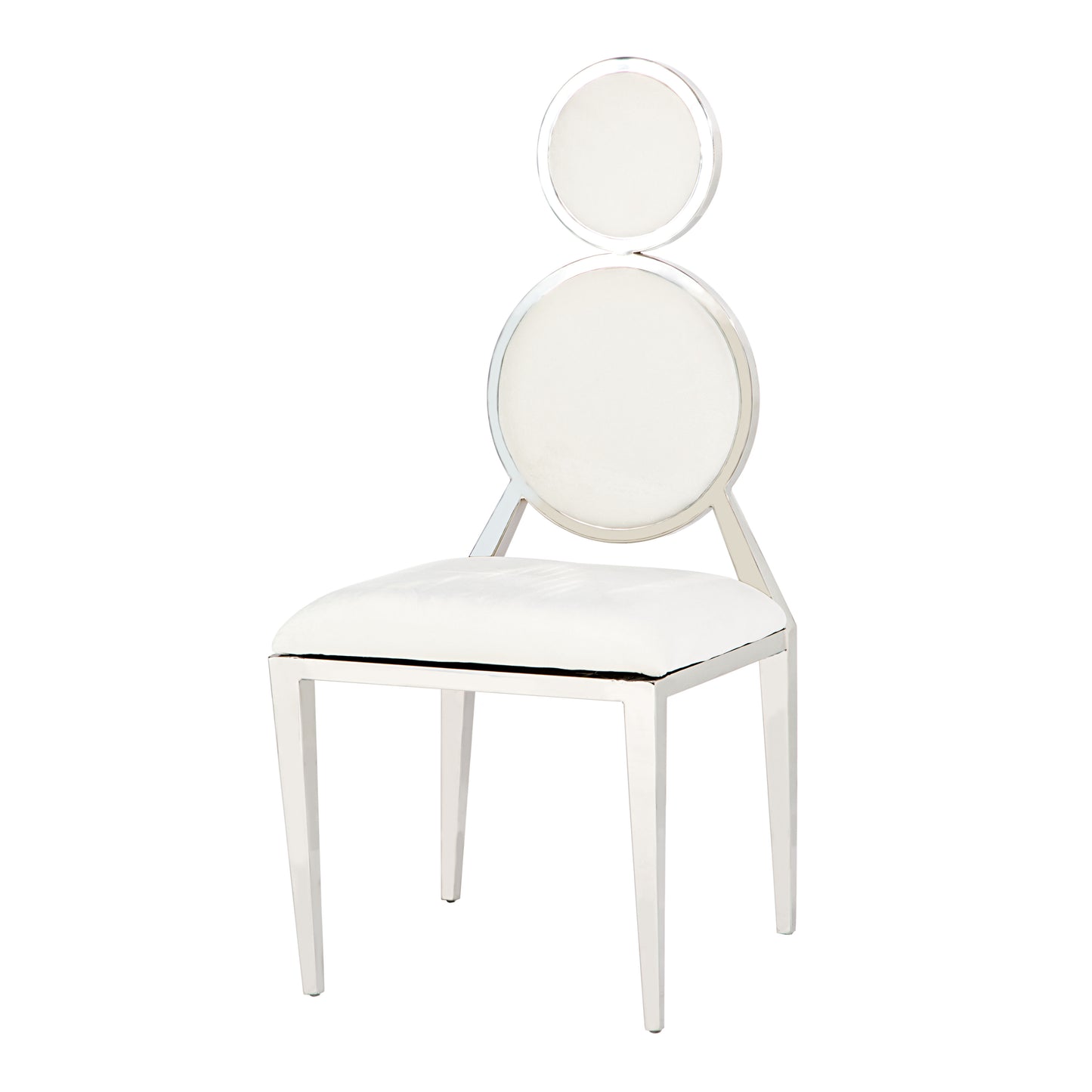 Otto Chair Silver/Ivory