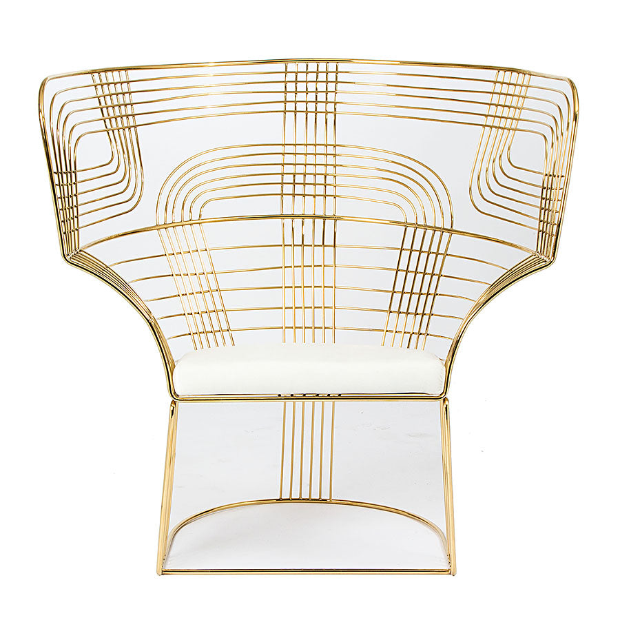 Carter Wire Chair White