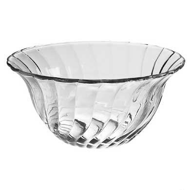 Glass Punch Bowl w/ Laddel