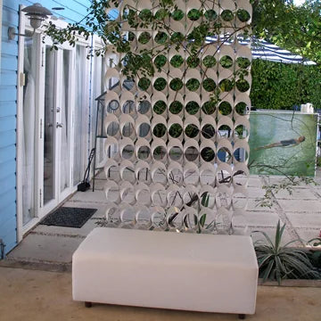 Rectangle Ottoman - White