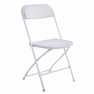 White Samsonite Folding Chair