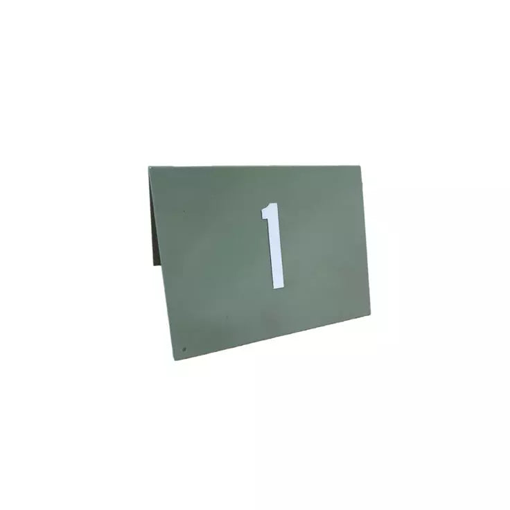 Tent Number Sign