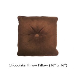 Chocolate Throw Pillow