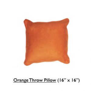 Orange Throw Pillow