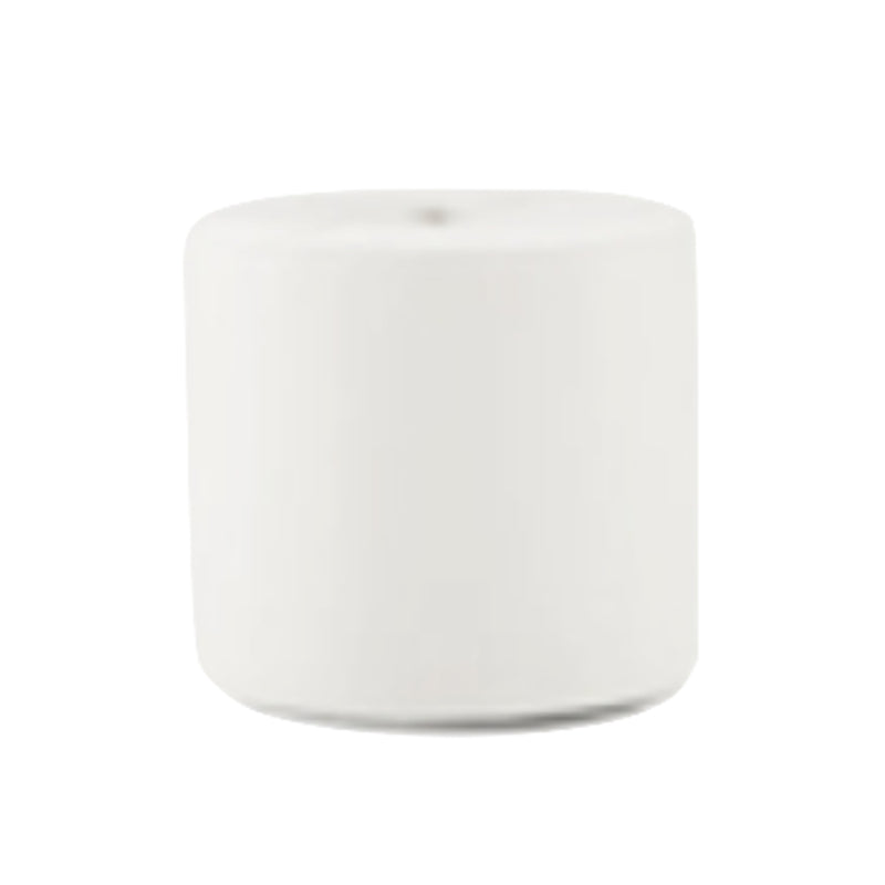 White Pinwheel Ottoman