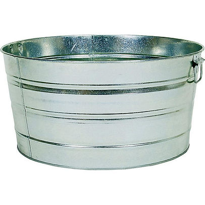 Galvanized Tub, 17 gal.
