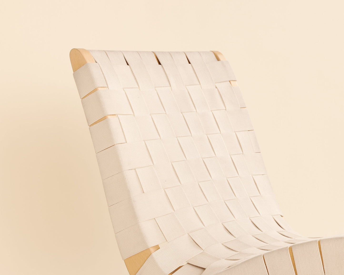 White Risom Lounge Chair