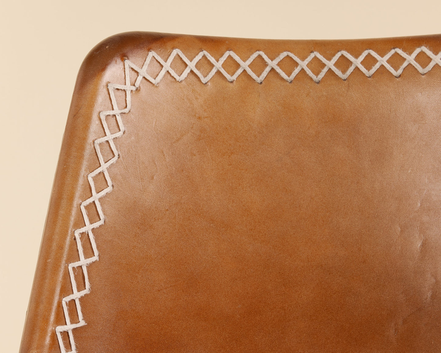 Tan Leather School Chair