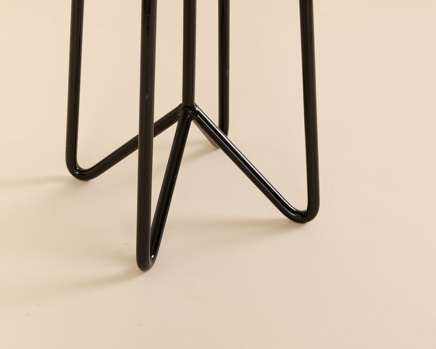Walnut Black Cafe Stool
