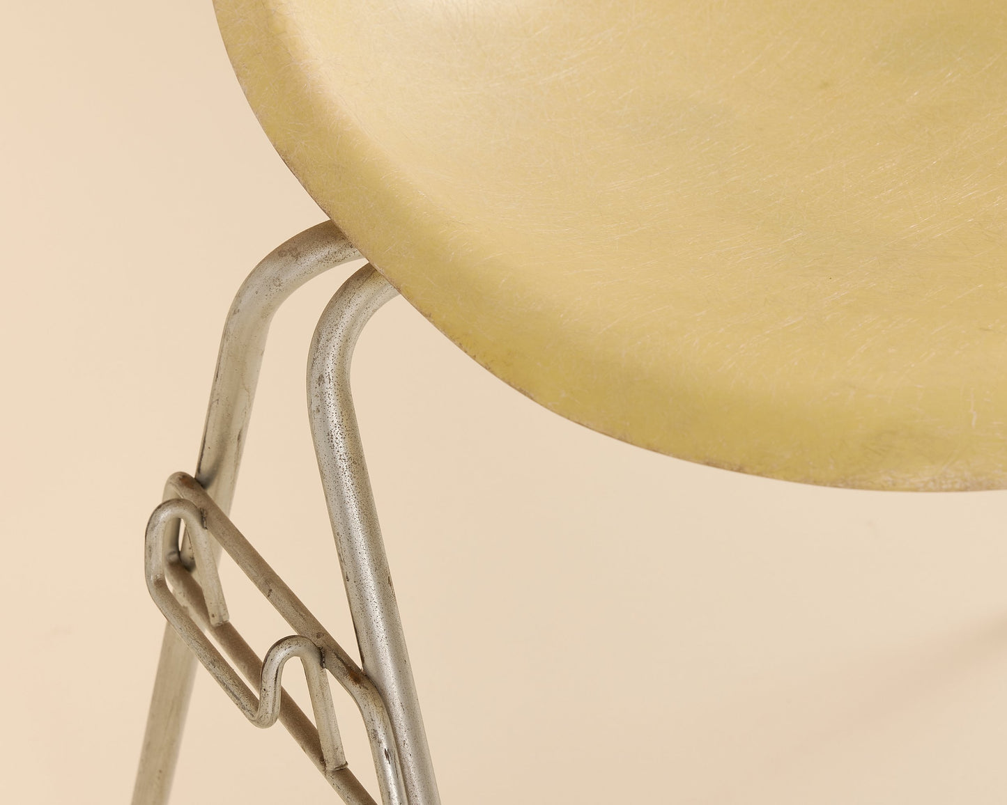 Yellow Eames Fiberglass Shell Chair