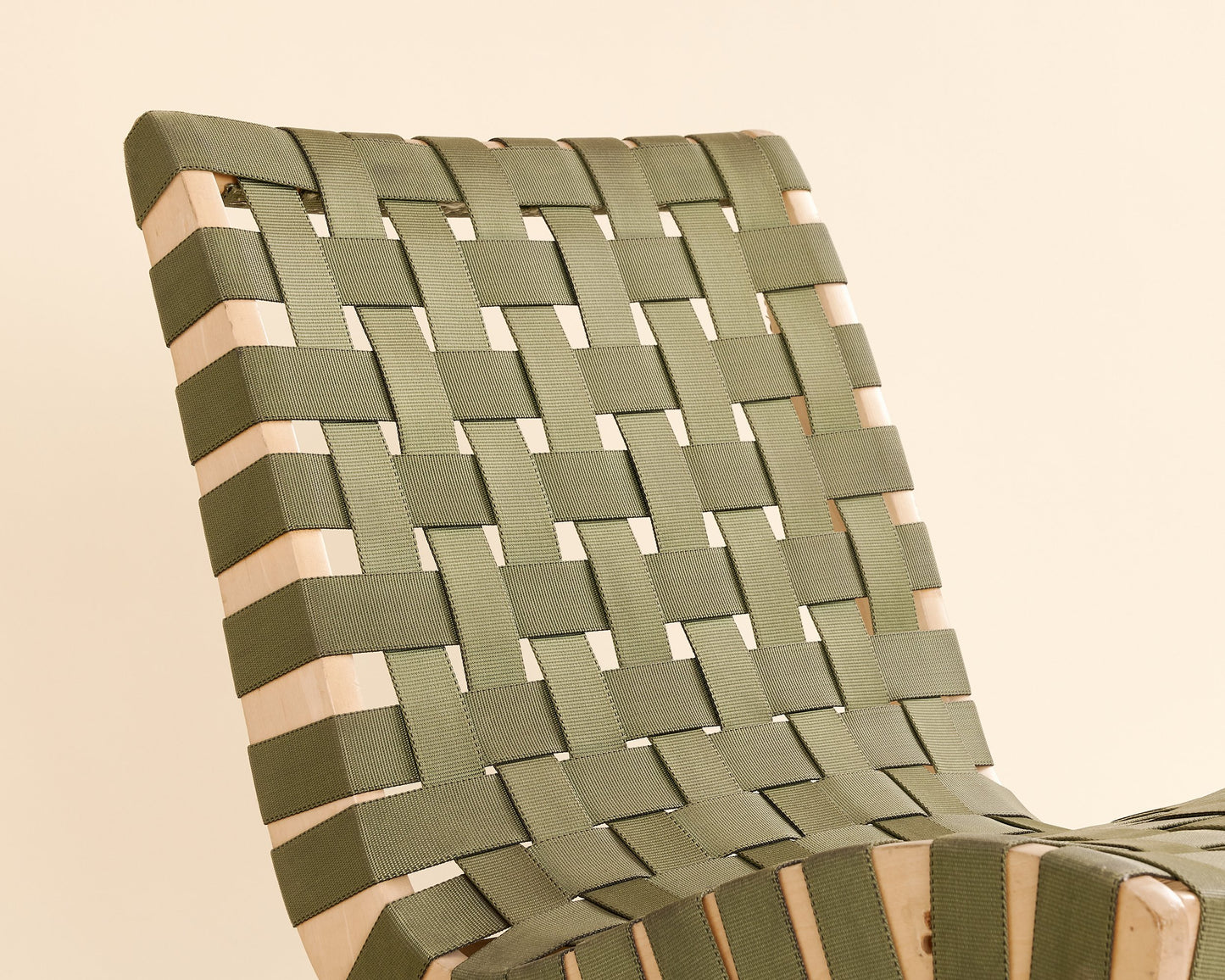 Green Risom Lounge Chair