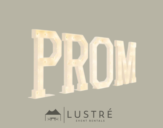 Marquee Packages - " PROM " 4 Ft. High
