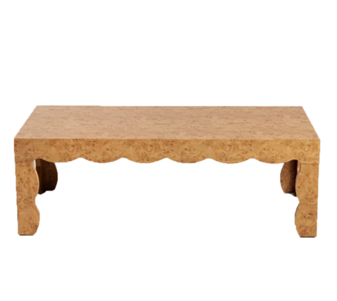 Cameron Burl Coffee Table