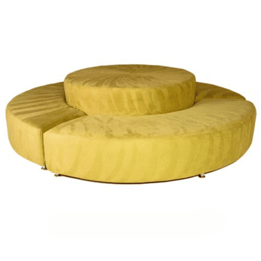 Round Settee - Yellow