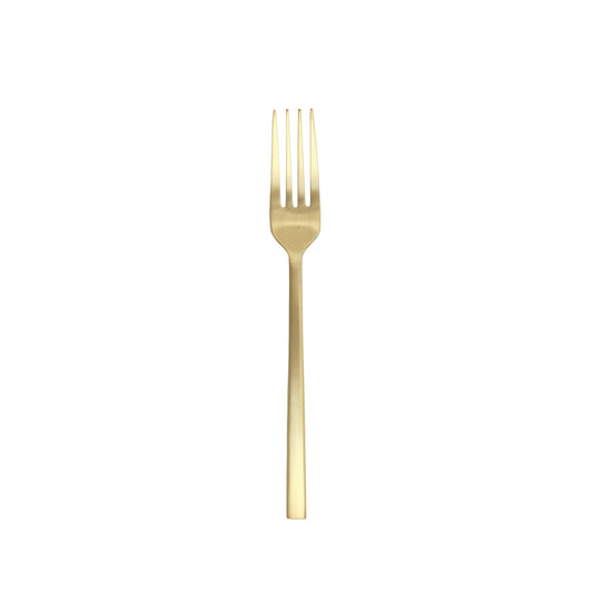 Arezzo Brushed Gold Dinner Fork