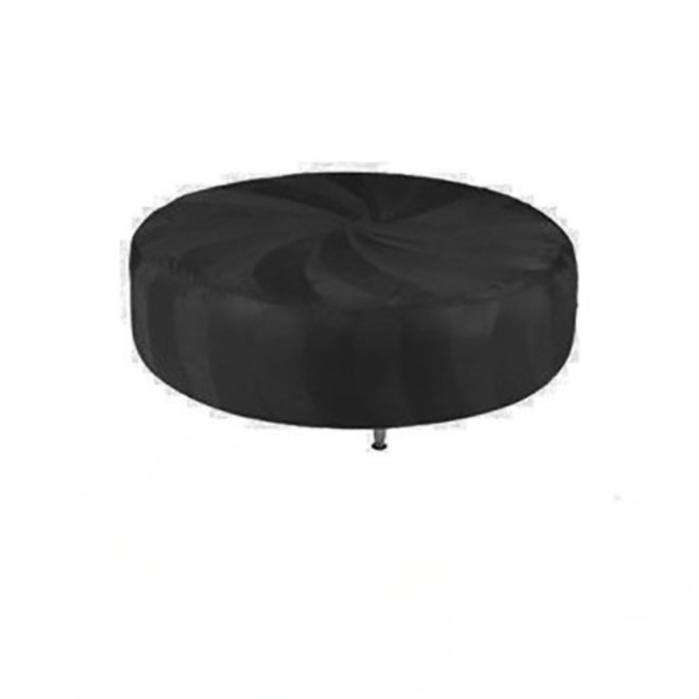 Huge Round Ottoman - Black