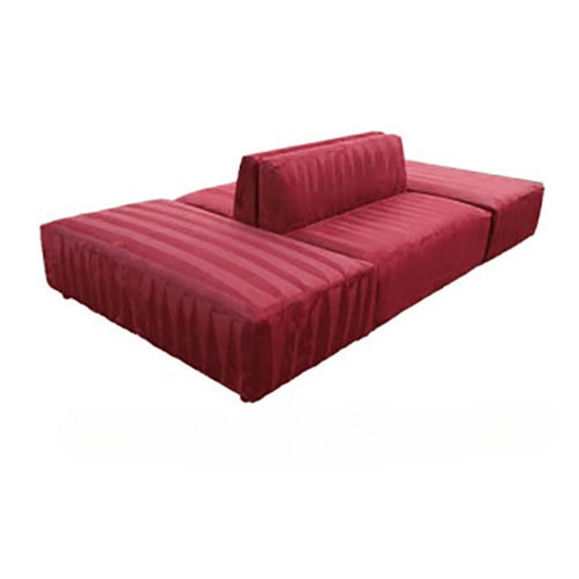 Armless Island Bench - Red