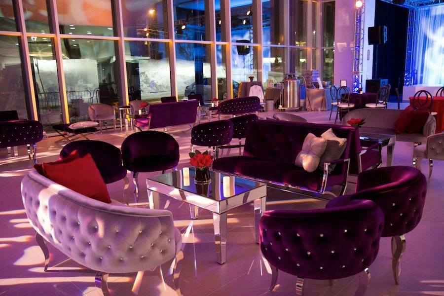 Marion Love Seat Purple