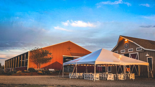 30'x30' White Premium Frame Tent / Canopy [JT LITE PREMIUM]