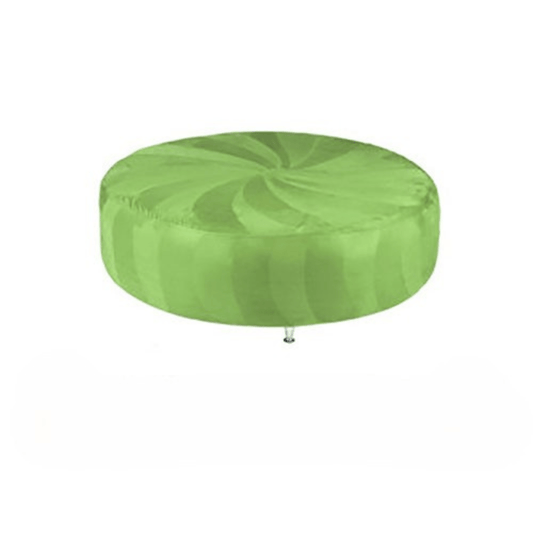 Huge Round Ottoman - Green