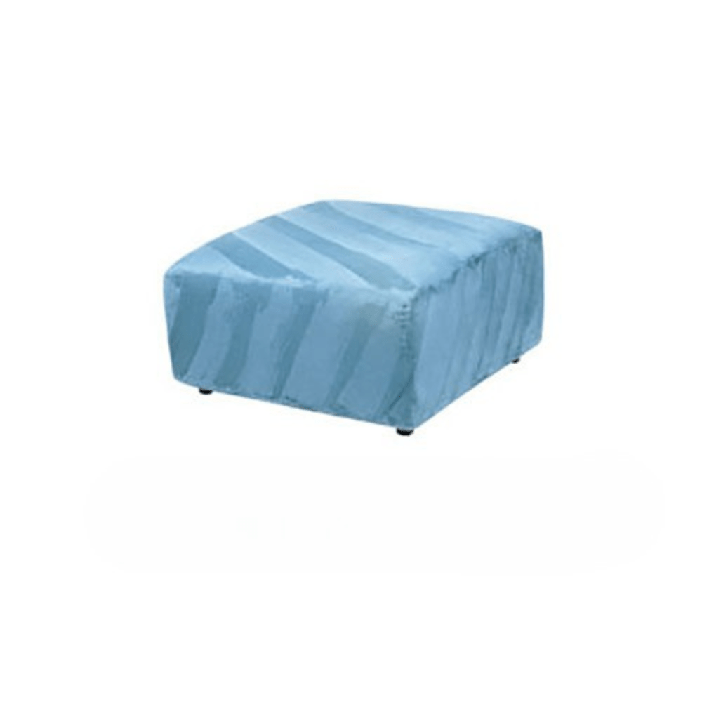 Square Ottoman - Baby Blue
