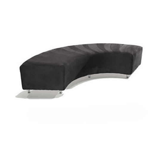 Curved Bench - Black