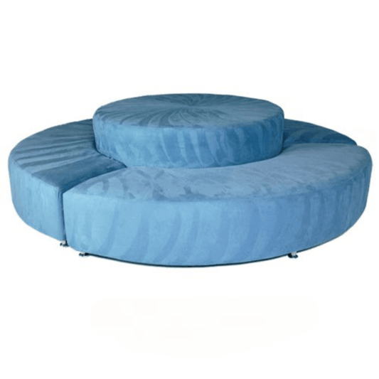 Round Settee - Baby Blue