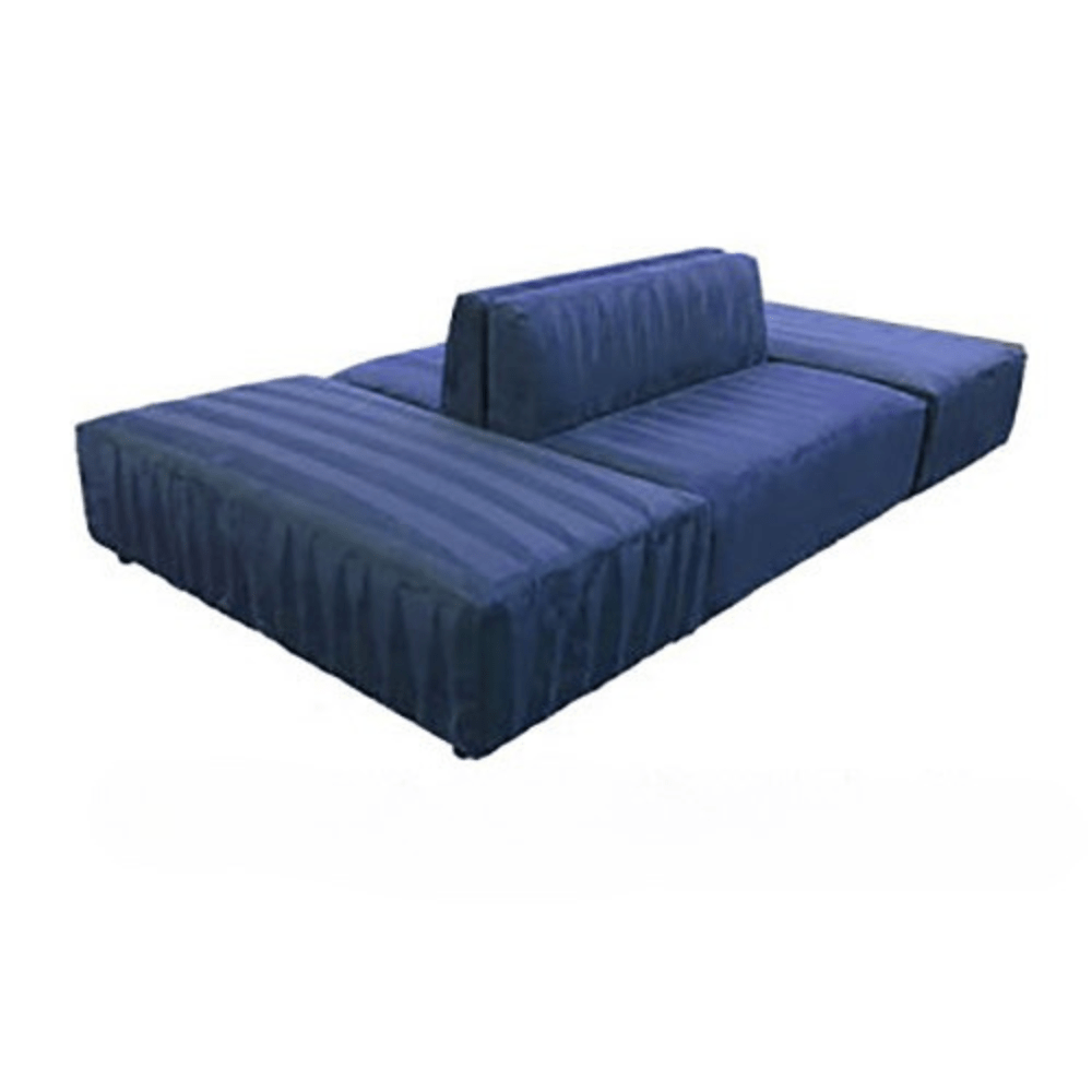 Armless Island Bench - Navy Blue