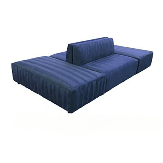 Armless Island Bench - Navy Blue