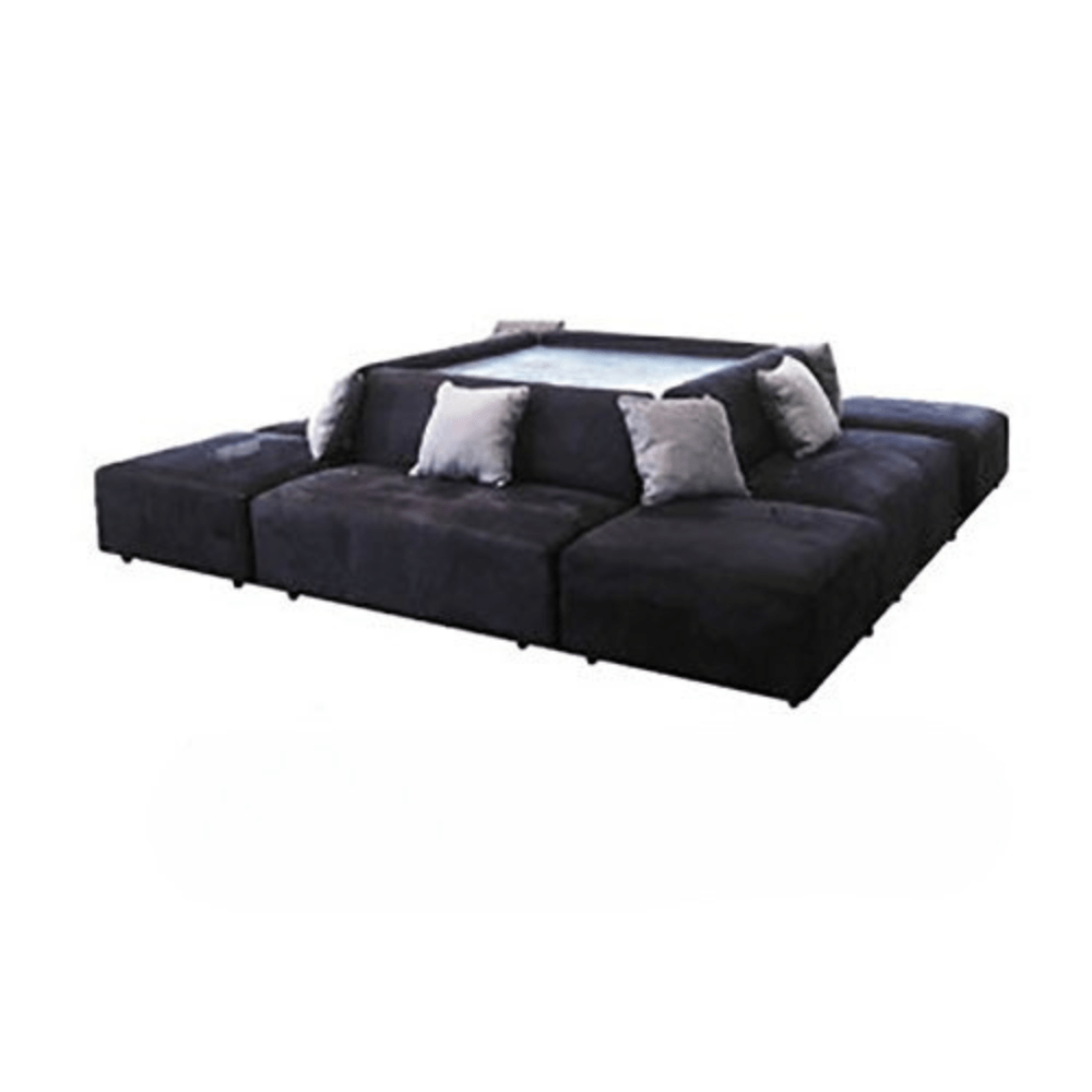 Square Sectional - Black