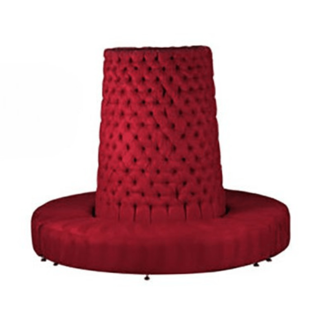 Royal Round Bench - Red
