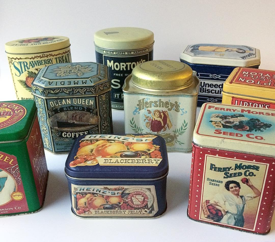 Vintage Jars + Tins 