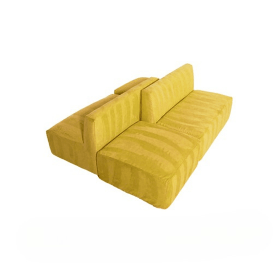 Mini Armless Island Bench - Yellow