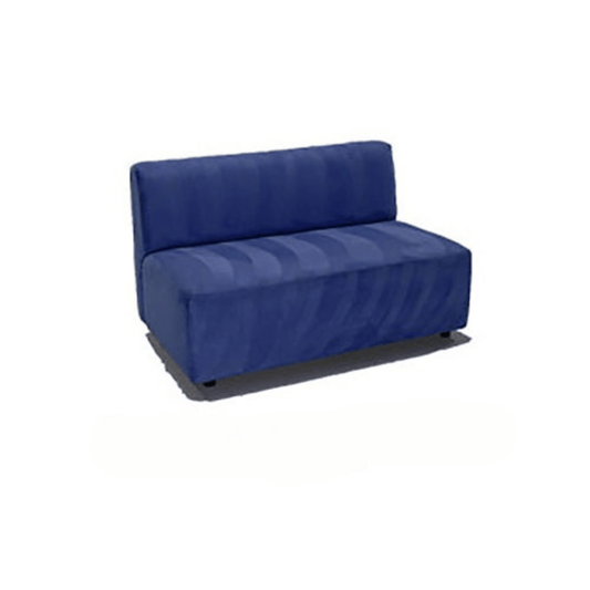 Armless Couch - Navy Blue