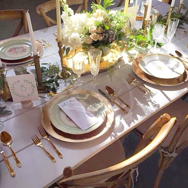 Gold Flatware