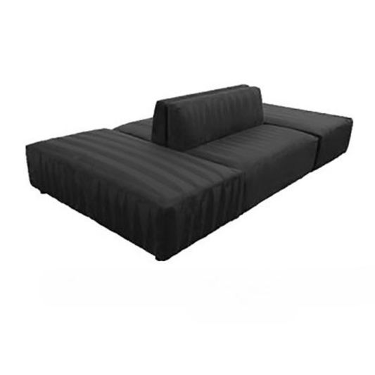 Armless Island Bench - Black