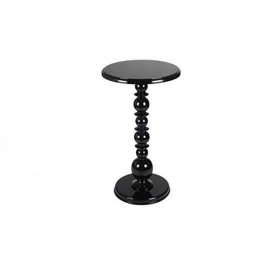 Baroque Hi-Boy Table - Black 