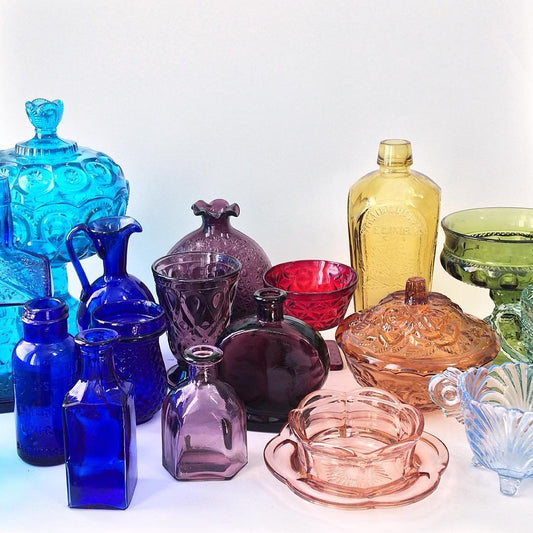 Color Glass Vessels + Bud Vases