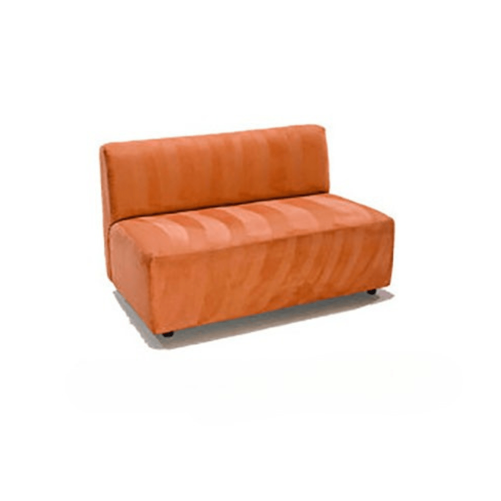 Armless Couch - Orange