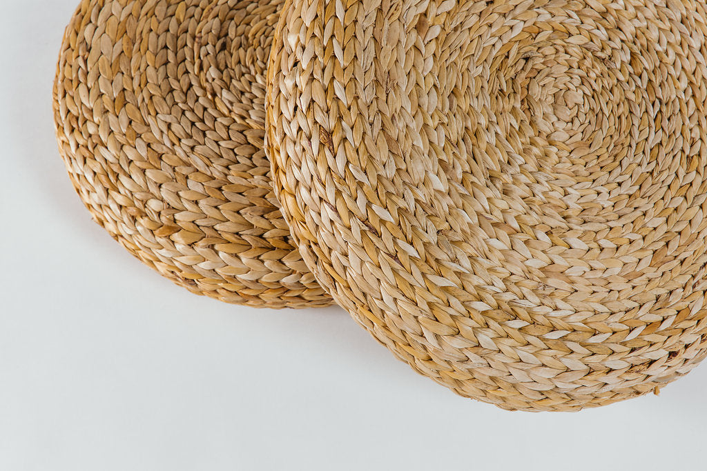 Rattan Pouf