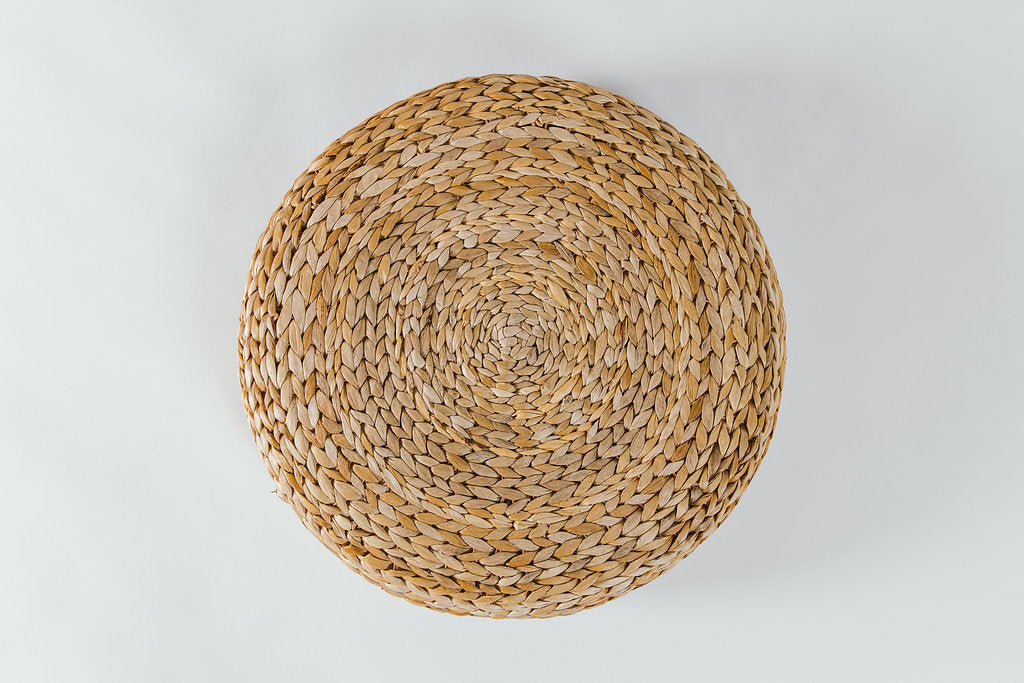 Rattan Pouf