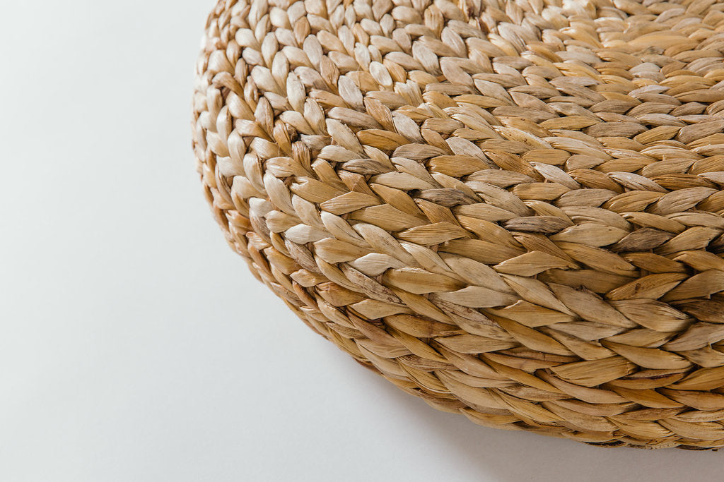 Rattan Pouf