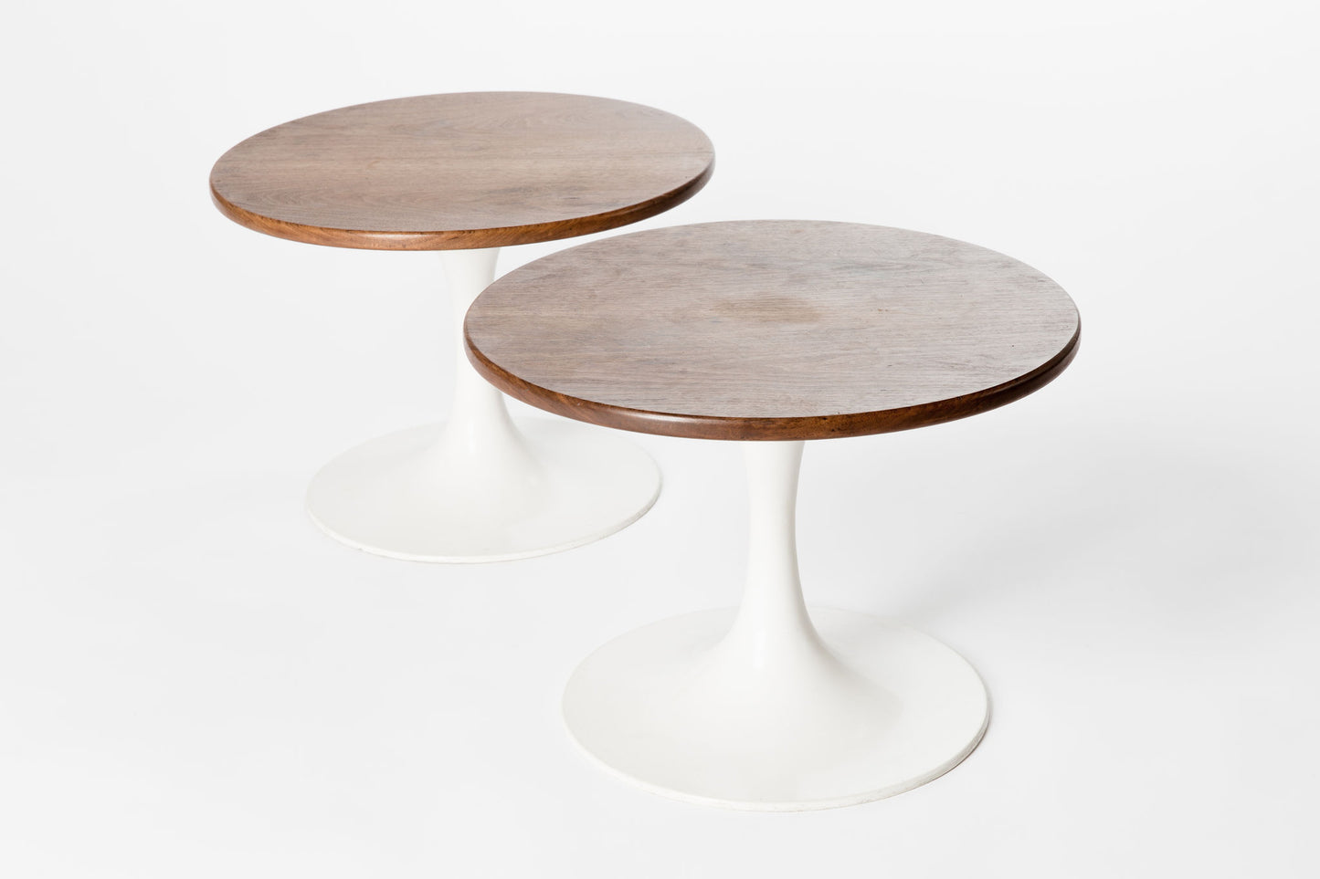 Tulip Walnut Side Table