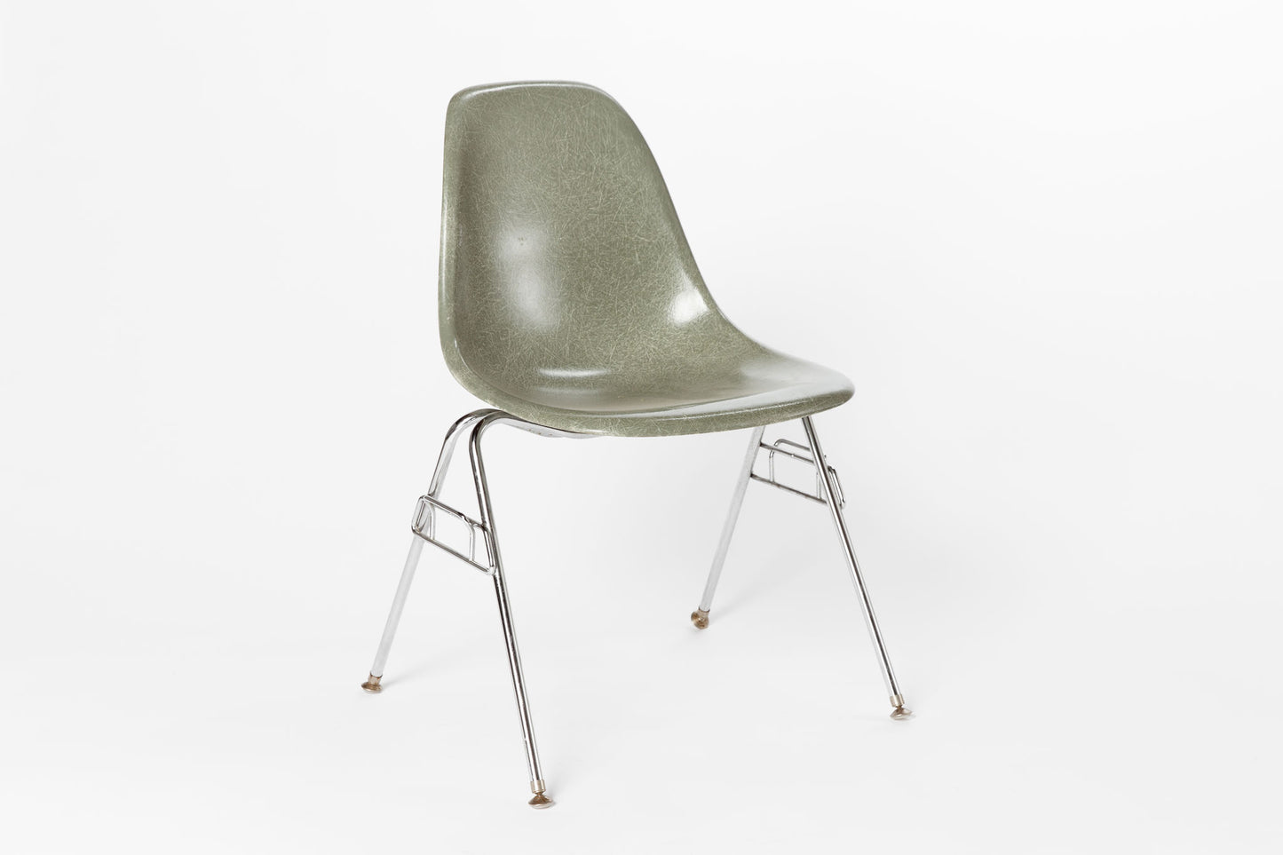 Army Green Eames Fiberglass Shell Chair