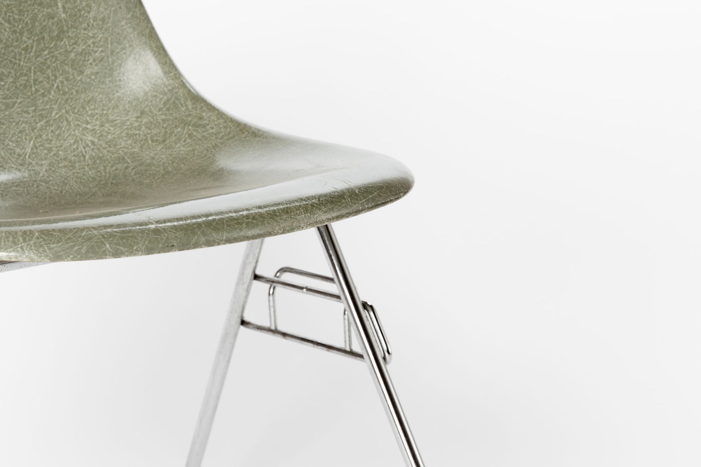 Army Green Eames Fiberglass Shell Chair