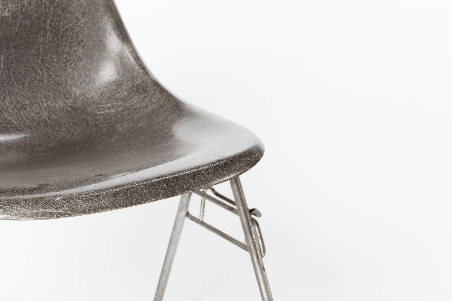 Gray Eames Fiberglass Shell Chair