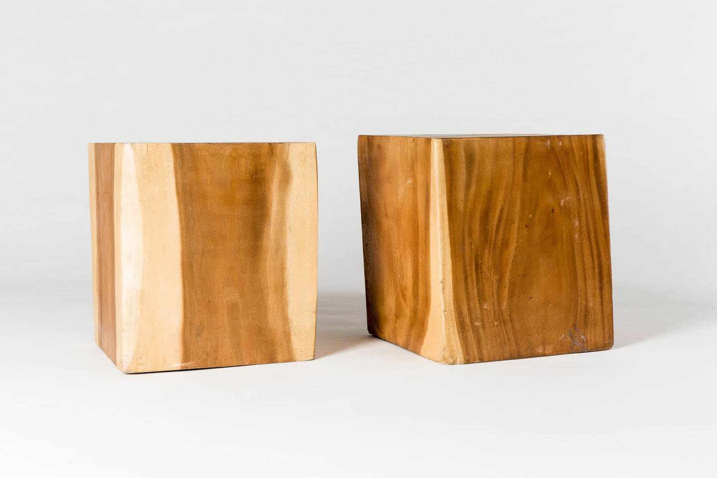 Walnut Cube Coffee Tables