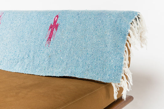 Pink Birds Large Blanket